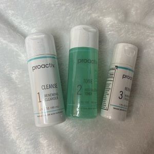 Proactiv 30-day Supply 3 Step Cleaner Toner Repair New